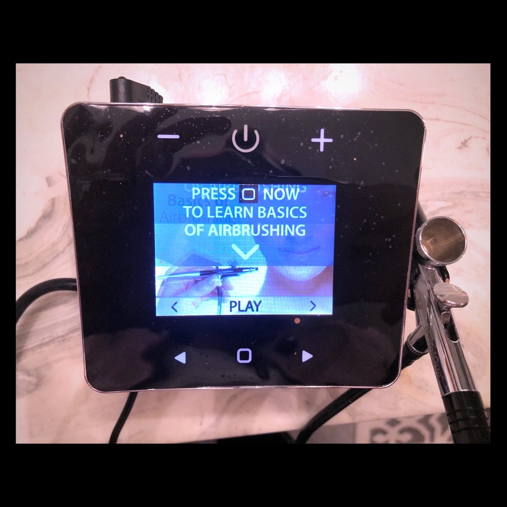 Luminess airbrush system with makeup